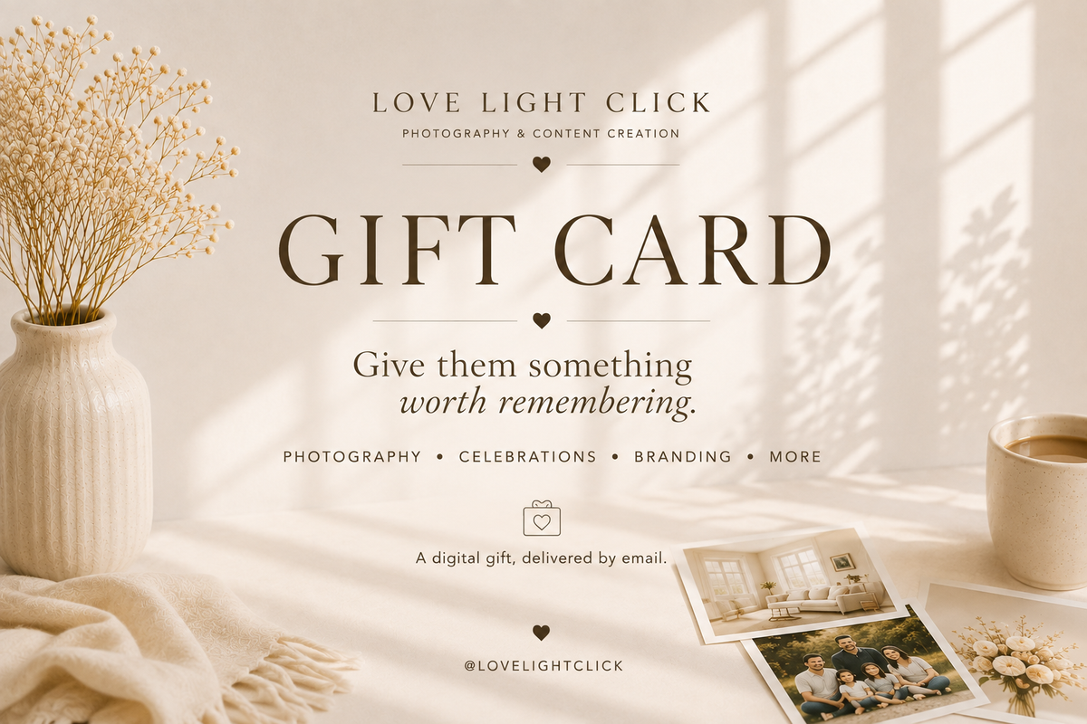Love Light Click Gift Card